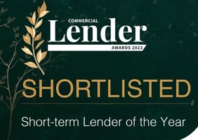 Commercial Lender Awards 2023, Shortlisted for Short Term Lender of the Year badge